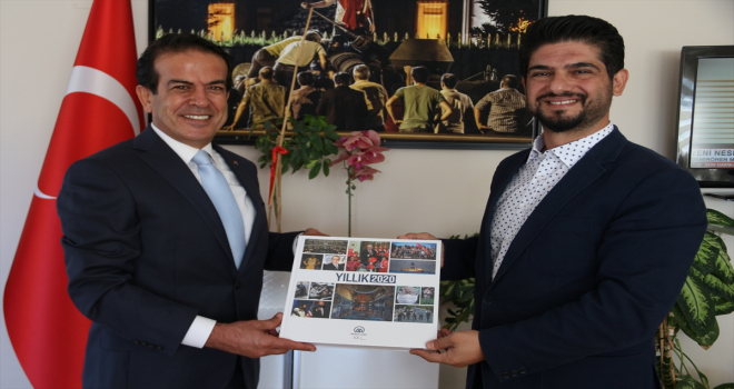 Antalya Ticaret Borsası Başkanı Ali Çandır'dan AA Antalya Bölge Müdürlüğüne ziyaret