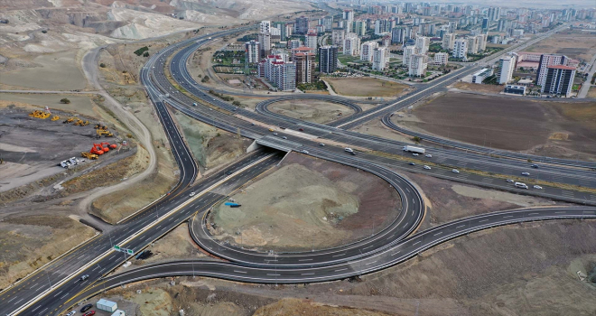 Bağlıca Bulvarı çevre yolu bağlantısı trafiğe açıldı