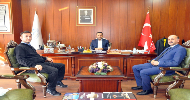 Basın İlan Kurumu Çorum Şube Müdürü Bolluk'tan Başkan Ekinci'ye ziyaret