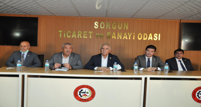 CHP milletvekilleri Sorgun’da STK temsilcileriyle bir araya geldi