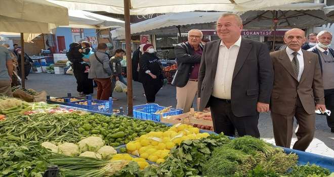 DP Ordu Milletvekili Enginyurt, Beypazarı'nda esnaf ziyaretinde bulundu