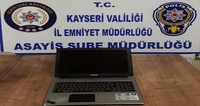 Kayseri'de hırsızlık şüphelisi yakalandı