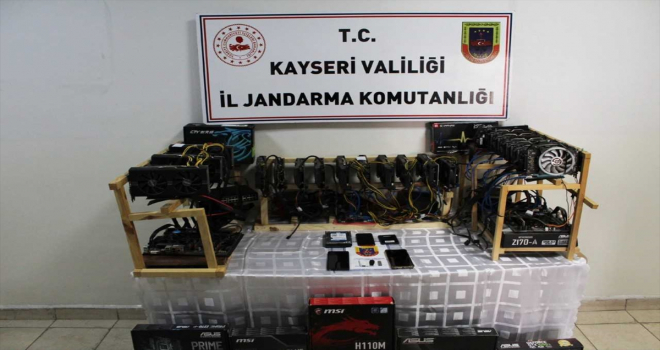 Kayseri'de jandarmanın kripto para operasyonunda 1 kişi yakalandı 