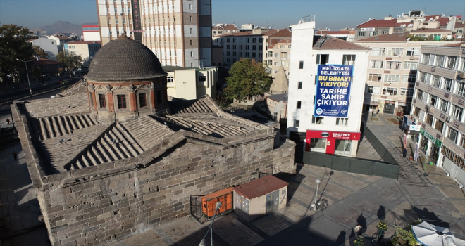 Kayseri'de tarihi siluete aykırı bina yıkılacak 