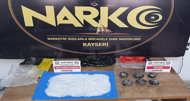 Kayseri'de uyuşturucu operasyonunda 2 şüpheli yakalandı