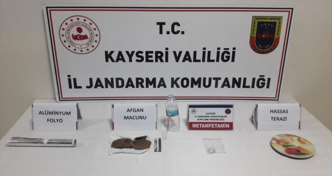 Kayseri'de uyuşturucu operasyonunda bir şüpheli yakalandı