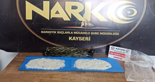 Kayseri'de yolcu otobüsünde uyuşturucu ele geçirildi
