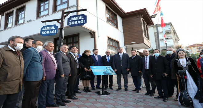 Kazak şair Jambıl Jabayev'in ismi Keçiören'de sokağa verildi 
