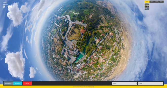Konya Büyükşehir'den 360 derecelik fotoğraflarla sanal gezi uygulaması