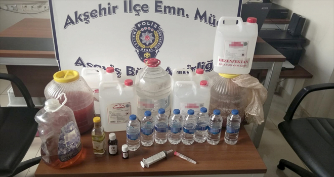 Konya'da sahte içkiden zehirlenen kişi hayatını kaybetti