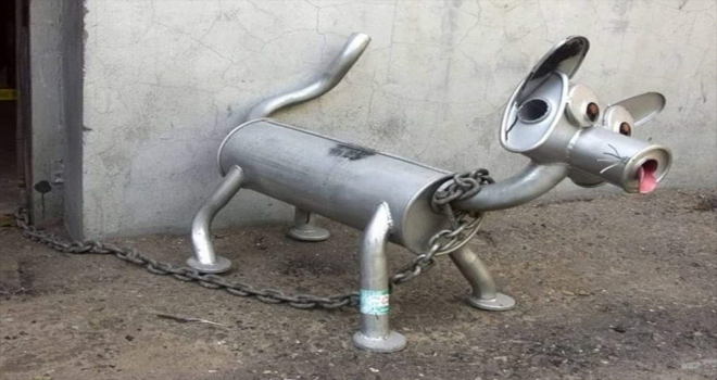 Konyalı metal ustası atık malzemeleri sanat eserine dönüştürüyor