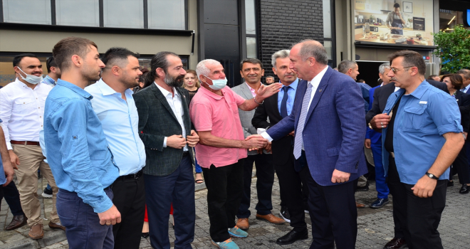 Memleket Partisi Genel Başkanı İnce, Antalya'da ziyaretlerde bulundu
