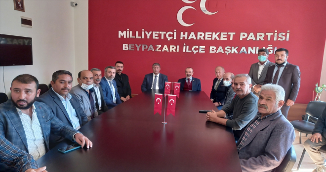 MHP heyeti, Beypazarı'nda temaslarda bulundu