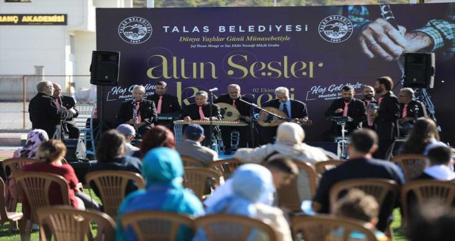 Talas'ta Dünya Yaşlılar Günü'ne özel 