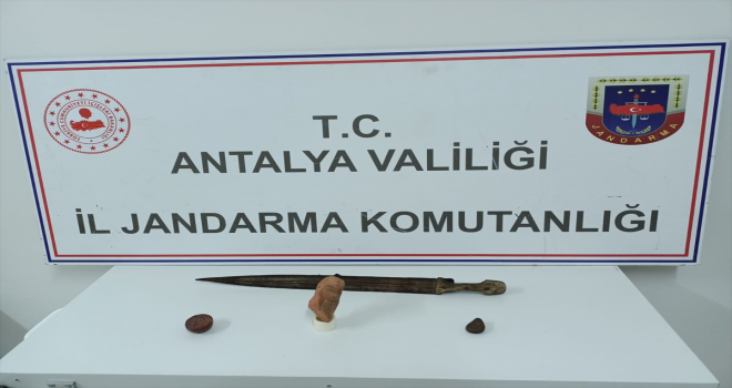 Antalya'da tarihi eser operasyonunda 1 şüpheli yakalandı