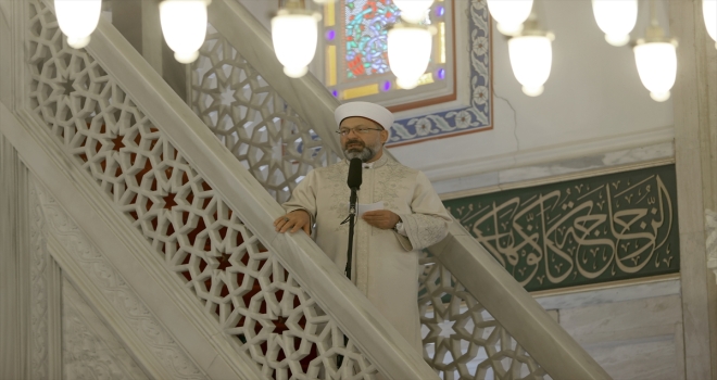 Diyanet İşleri Başkanı Erbaş, Konya'da hutbe irat etti: