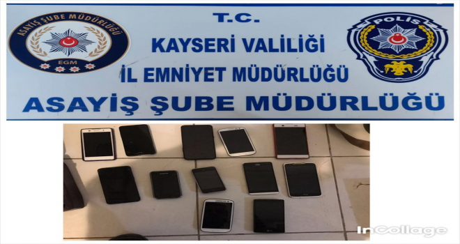 Kayseri'de hırsızlık şüphelisi yakalandı