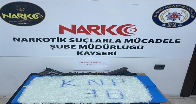 Kayseri'de kargoyla gönderilen çöp kovasından uyuşturucu çıktı