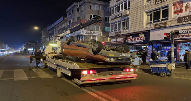 Kayseri'de trafik kazasında 4 kişi yaralandı