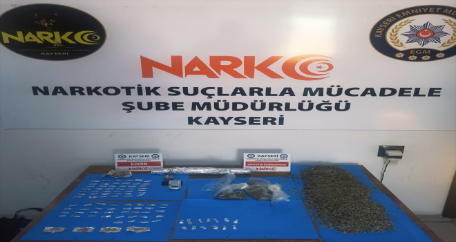 Kayseri'de uyuşturucu operasyonunda 4 kişi yakalandı