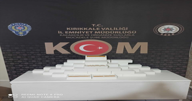 Kırıkkale'de kaçakçılıkla mücadele 