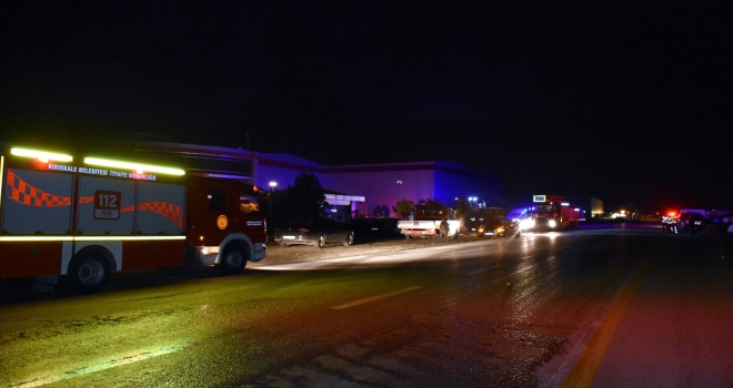 Kırıkkale'de soğuk hava deposunda çıkan yangın kontrol altına alındı