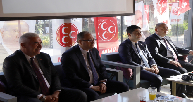MHP Genel Başkan Yardımcısı Özdemir, Aksaray'da gazetecilerle bir araya geldi: