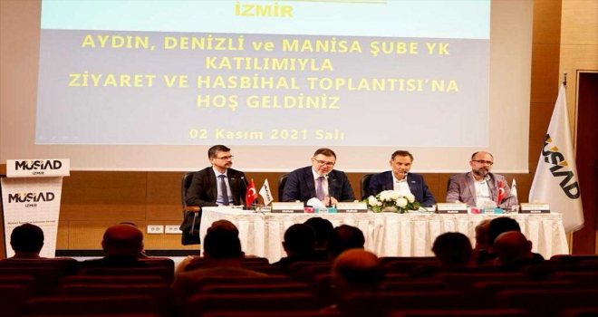 MÜSİAD, Denizli, Manisa ve Aydın şubeleri İzmir'de buluştu