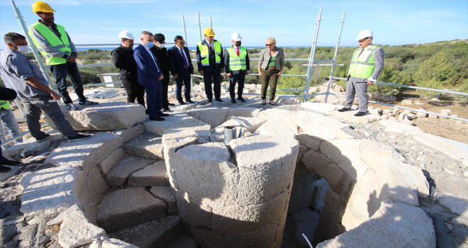Patara Deniz Feneri'ni ayağa kaldırma çalışmaları sürüyor