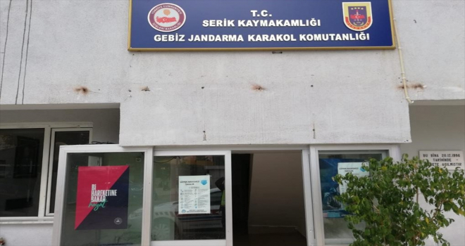 Serik'te jandarma ekipleri 