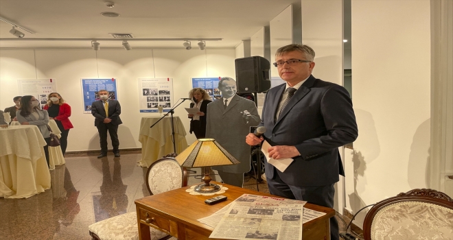 Slovakyalı eski Büyükelçi Dubcek'i anlatan serginin açılışı başkentte yapıldı