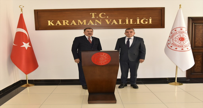 TBMM Küresel İklim Değişikliği Araştırma Komisyonu Başkanı Veysel Eroğlu Vali Işık'ı ziyaret etti