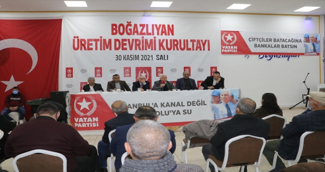 Vatan Partisi Genel Başkanı Perinçek, Yozgat'ta 
