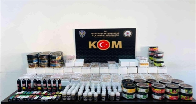 Antalya'da kaçak sigara operasyonu