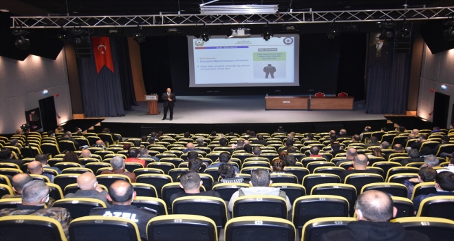 Antalya'da özel güvenlik görevlisi ile genel kolluk personeline eğitim verildi
