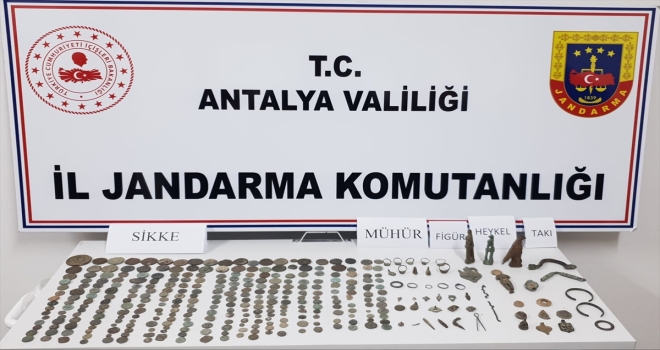 Antalya'da tarihi eser operasyonunda 1 kişi yakalandı