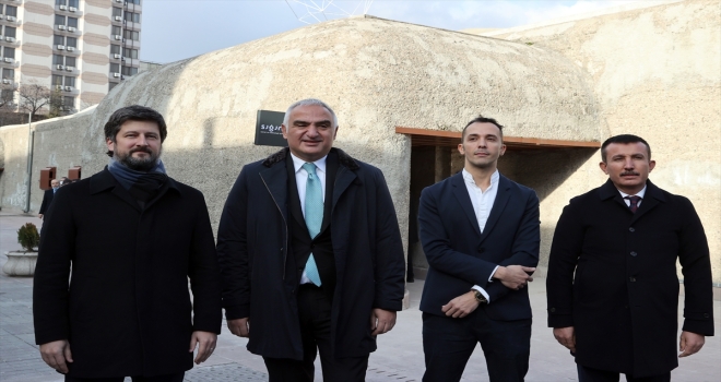 Bakan Ersoy, Sığınak Sanat ve Teknoloji Alanı'nın açılışında konuştu: