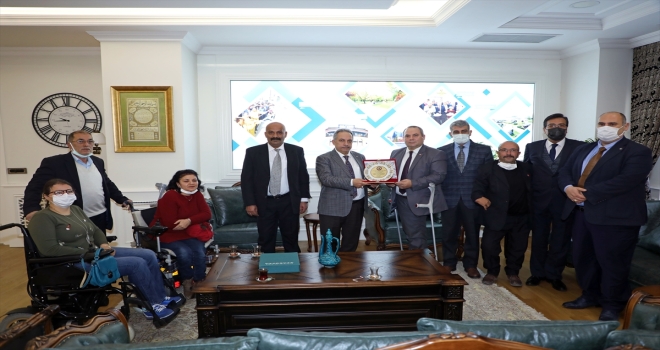 Kayseri'de Dünya Engelliler Günü ziyaretleri 