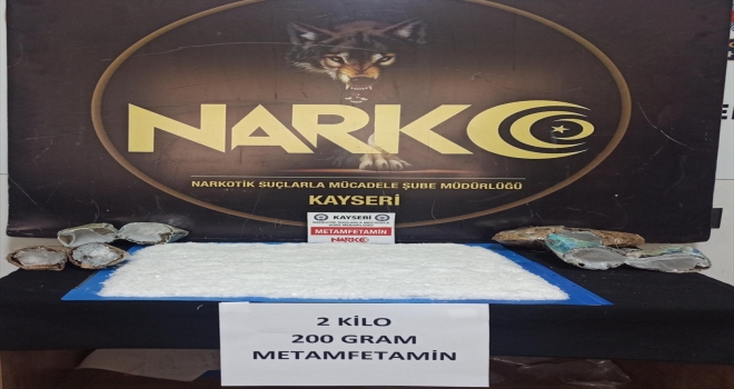 Kayseri'de uyuşturucu operasyonunda 2 zanlı yakalandı