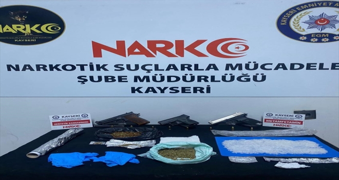Kayseri'deki uyuşturucu operasyonunda 2 şüpheli yakalandı