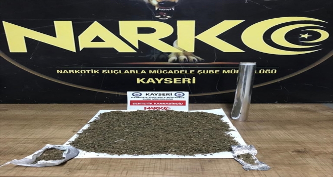 Kayseri'deki uyuşturucu operasyonunda 3 kişi yakalandı