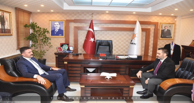 Kırıkkale Valisi Tekbıyıkoğlu'ndan siyasi partilere ziyaret