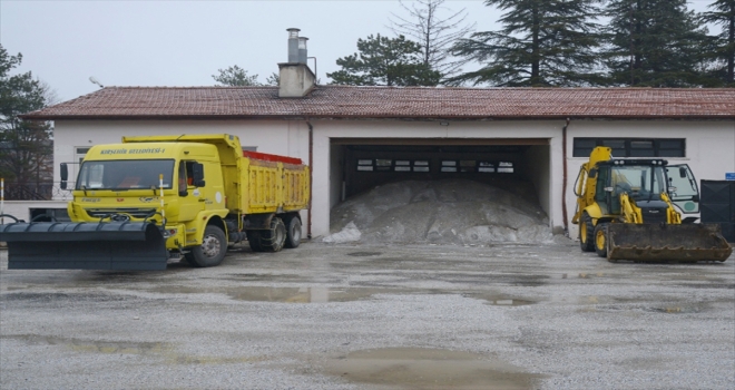 Kırşehir Belediyesinin kış hazırlıkları