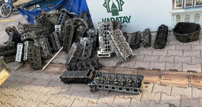 Sanayide hırsızlık yapan zanlı kovalamaca sonucu yakalandı