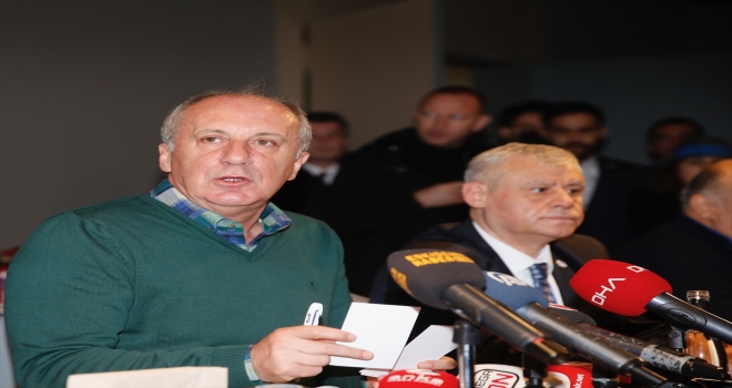 Memleket Partisi Genel Başkanı İnce, Eskişehir'de basın mensuplarının sorularını yanıtladı: