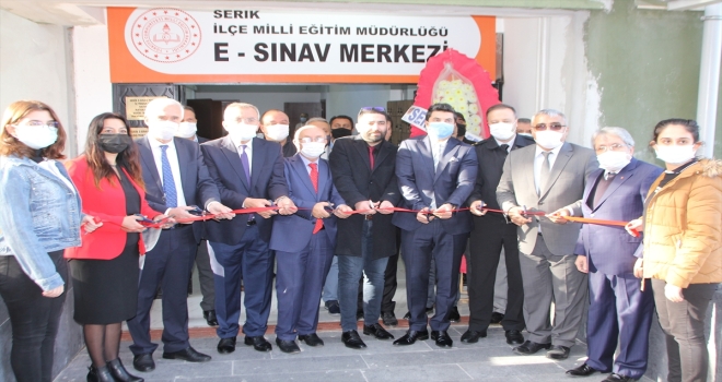 Serik'te E-Sınav Merkezi açıldı