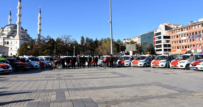 Kırıkkale'de emniyete araç desteği