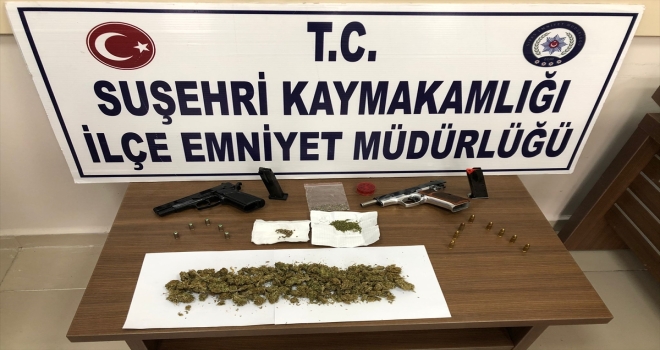Sivas'ta uyuşturucu operasyonunda 2 şüpheli yakalandı