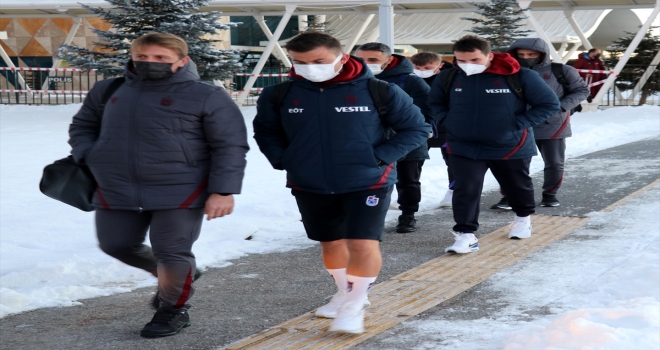Trabzonspor kafilesi Sivas'a geldi