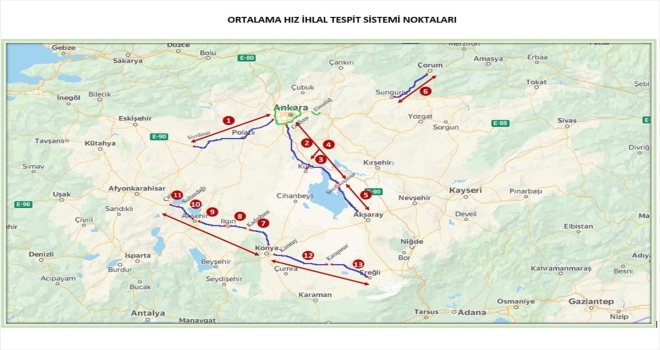 26 güzergahta 